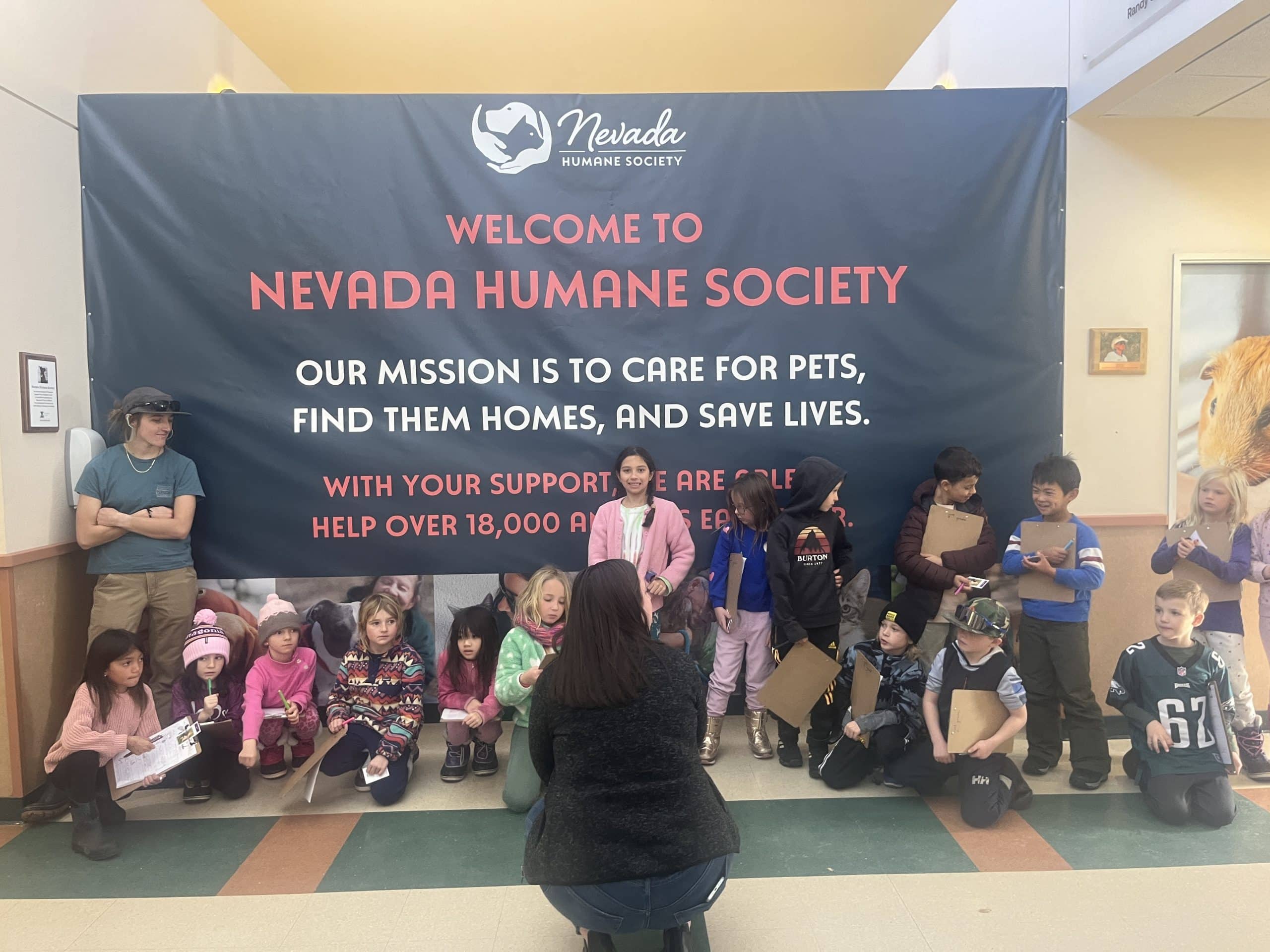 2nd Grade Visit to the Nevada Humane Society in Reno Tahoe